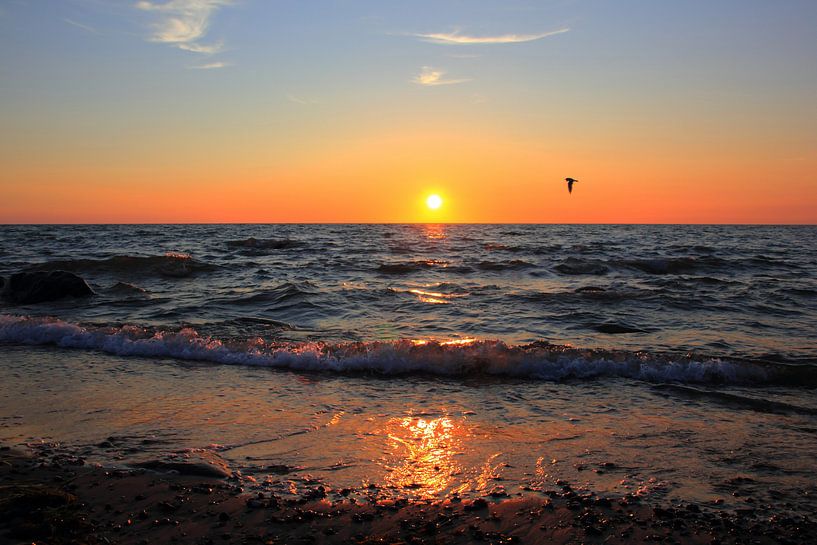 Sunset von Ostsee Bilder