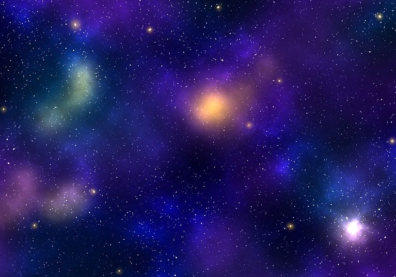 Galaxie dans l&#039;espace par Mike Maes