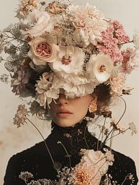 Hommage an die Natur, romantisches und komisches Porträt von Carla Van Iersel