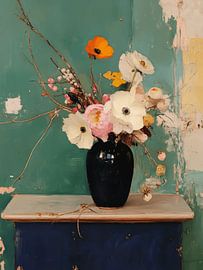 Vase with flowers, still life by Studio Allee