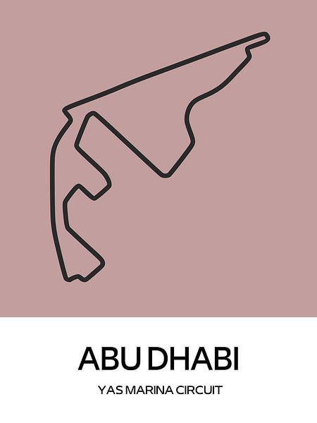 Circuit F1 d'Abu Dhabi par Milky Fine Art
