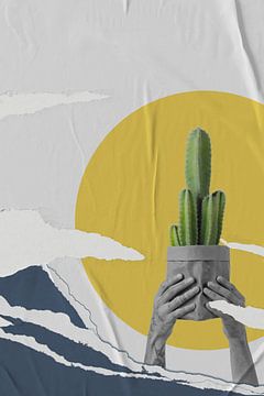 Cactus Collage van David Potter