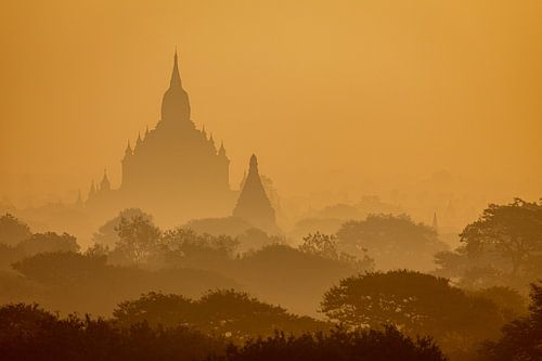 De tempels van Bagan in Myanmar