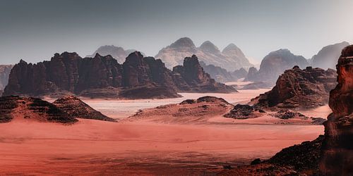 Wadi Rum woestijn in Jordanië