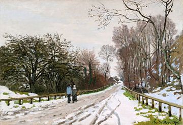 Claude Monet,Straße zum Bauernhof Saint-Simeon, Honfleur