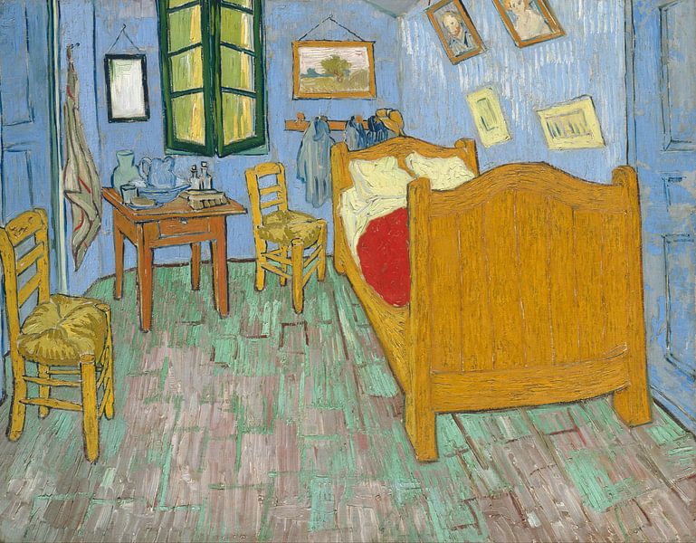 Vincent van Gogh. De slaapkamer, 1888 van 1000 Schilderijen