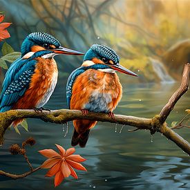 ijsvogel van Hetty Lamboo