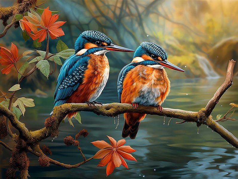 kingfisher by Hetty Lamboo