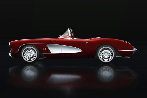 Chevrolet Corvette C1 Zijaanzicht