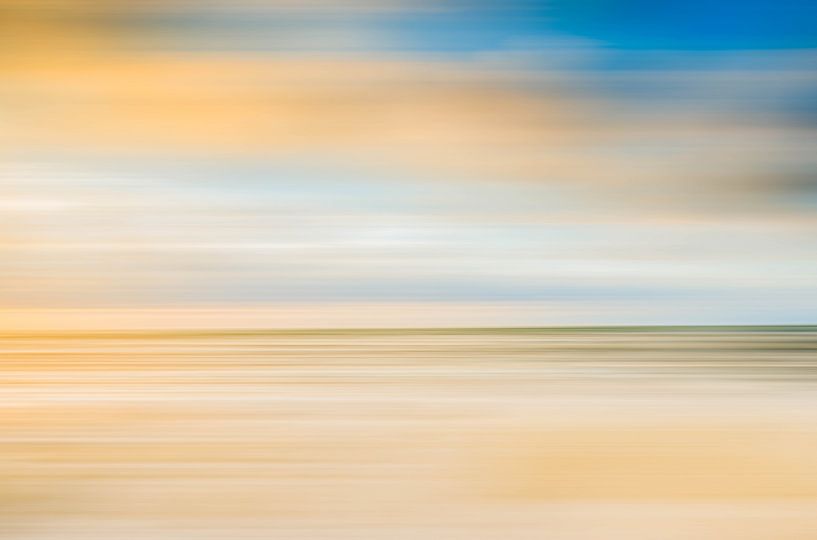 Abstract Noordzeestrand van Adriaan Huys Fotograaf