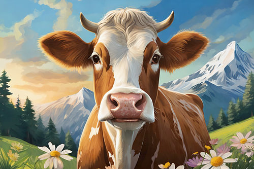The cow