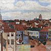 James Ensor. Cityscape Ostend by 1000 Schilderijen