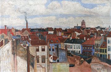 James Ensor. Stadtbild Ostende