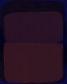 Modern abstract art in violet, dark pink and black by Dina Dankers