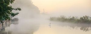 Mist in de morgen van Dirk van Egmond