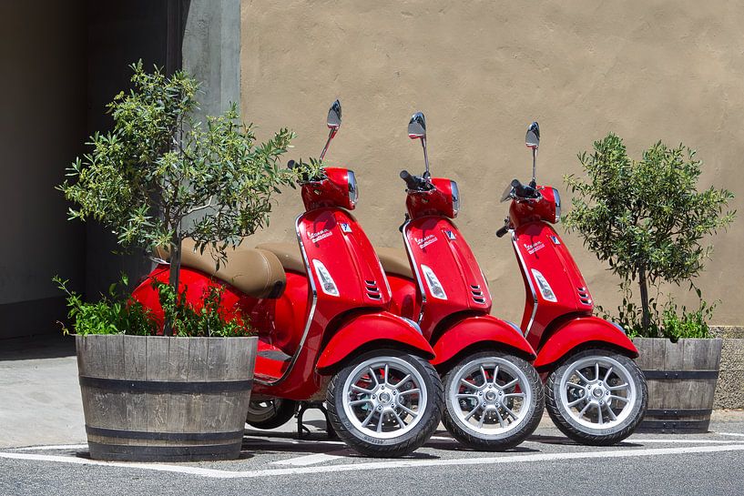 3 Vespa-Roller von Henny Joosten