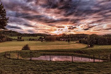 Sonnenuntergang in Stokhem von Rob Boon