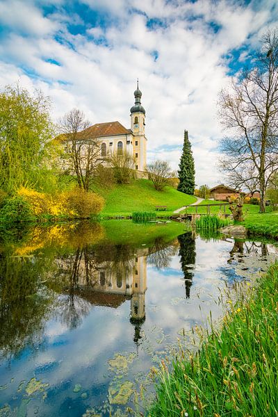 Spring in Breitbrunn at Chiemsee by Martin Wasilewski