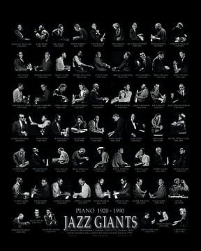 JAZZ GIANTS PIANO Evans, Jarrett, Monk, Hancock, Silver, ... van Borgo San Bernardo