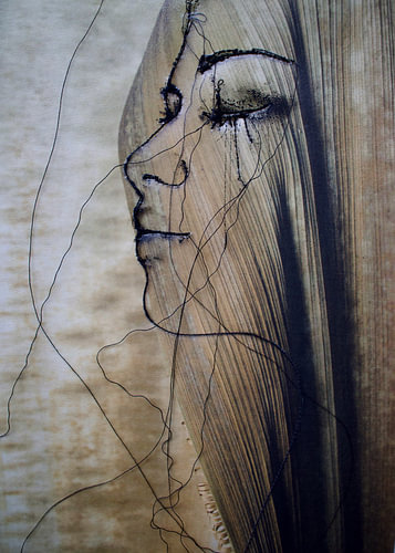 'We are Nature' - Woman made of wire.