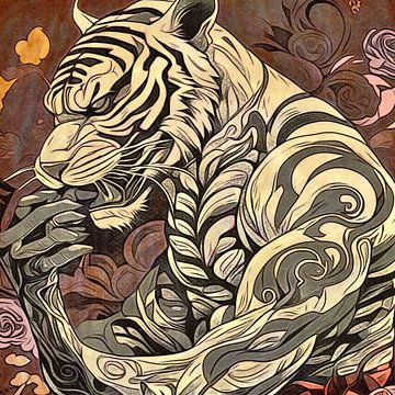 The Tiger, Motiv 2 von zam art
