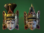 146. Indonesische maskers van Domstad Rudie thumbnail