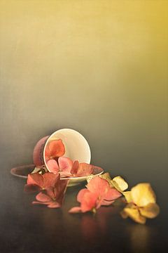 Stilleven hortensia bloemen van kiekjes & kunst