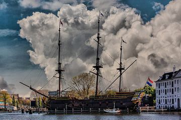 Clouds, Amsterdam, The Netherlands van Maarten Kost