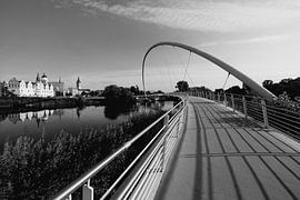 Dessau - Tiergartenbrücke und Altstadt