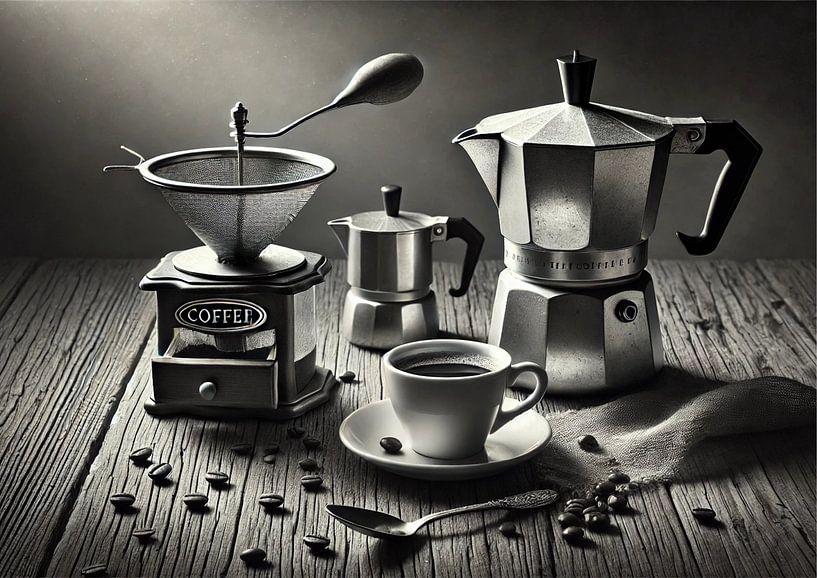 Koffie stilleven van Jaap Ros