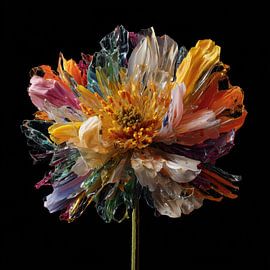 Une explosion de couleurs dans le verre