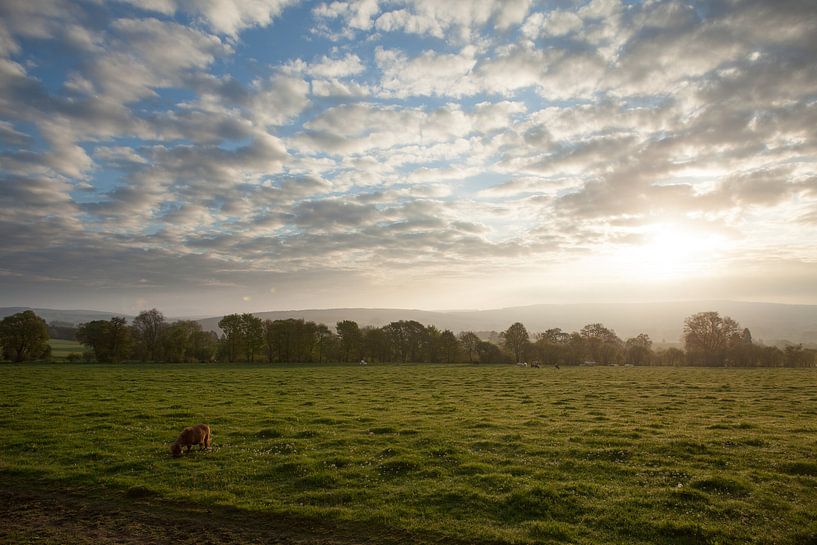 Zonsopgang in de Ardennen van Erik van Rosmalen