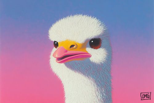 Vogelportret | Soft Feathers Gaze