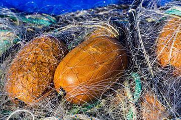 Detail of a fishing net