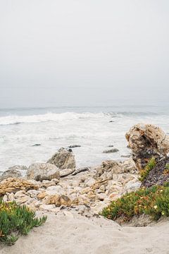 Kust Landschap in Malibu van Patrycja Polechonska