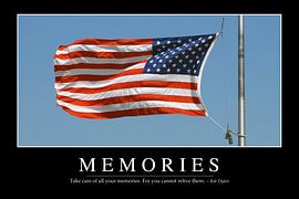 STK107143M-Memories: Inspirational Quote and Motivational Poster by Stocktrek Images