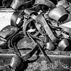 Cow bells black and white by kuh-bilder.de