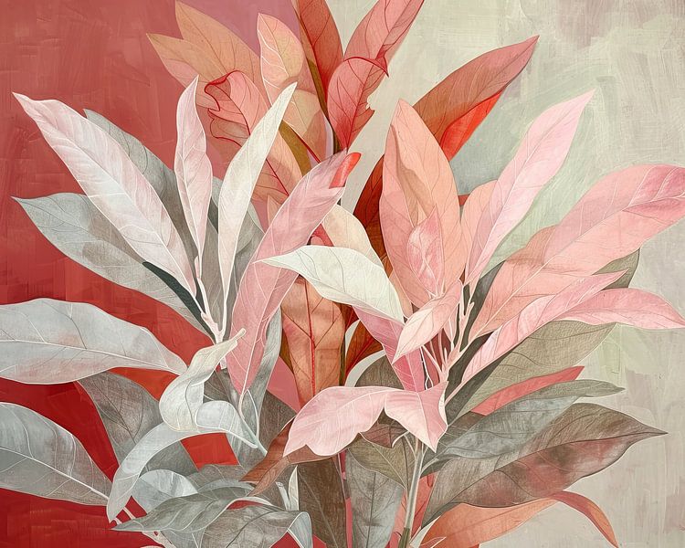 Pflanzen und Blätter von Wunderbare Kunst