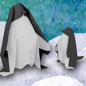 ORIGAMI - Pinguin von Erich Krätschmer
