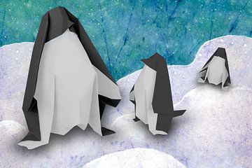 ORIGAMI - Pinguin von Erich Krätschmer