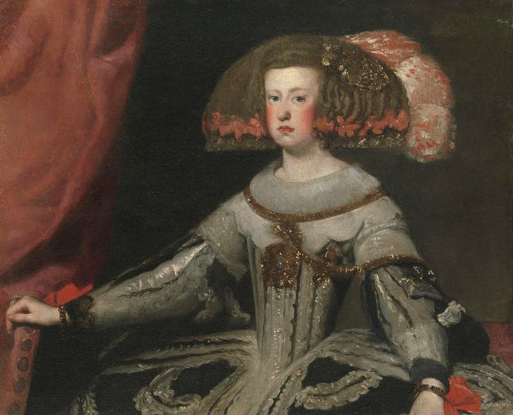 Mariana von Österreich (1634-1696), Königin von Spanien, Diego Velázquez von Meisterhafte Meister