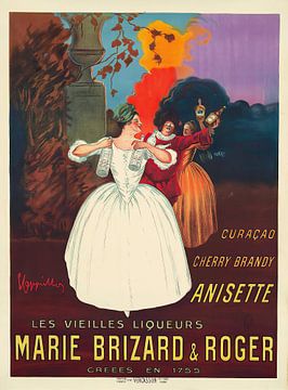 Leonetto Cappiello - Les vieilles liqueurs Marie Brizard & Roger (1912) von Peter Balan