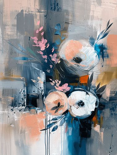 Fleurs modernes et abstraites