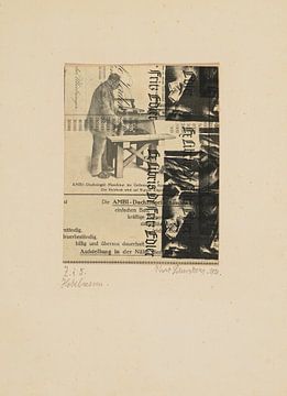 Kurt Schwitters - Hobelmann (1920) sur Peter Balan