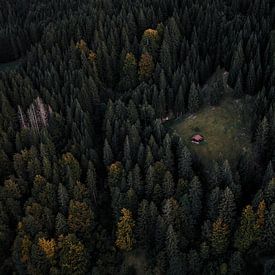 Hütte am Geroldsee von Hussein Muo