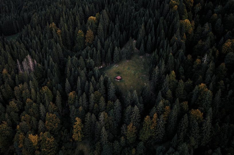 Hut at Lake Geroldsee by Hussein Muo