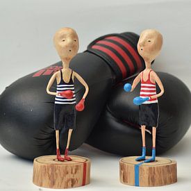 Boxers art sport martial arts Rocky Badr Balboa by Jos van de Venne