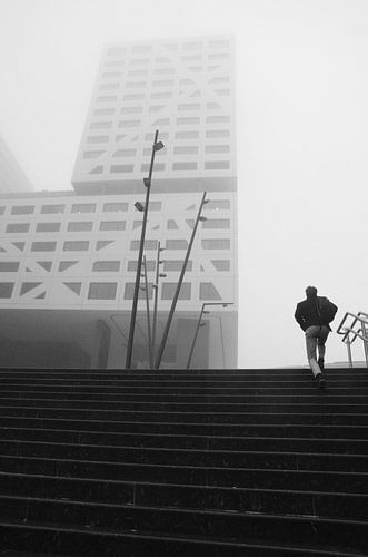 Auf dem Weg zum Büro