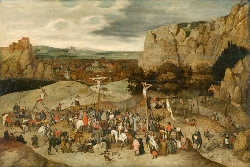 Kalvarienberg, Pieter Brueghel II von Meisterhafte Meister