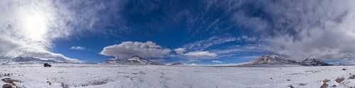 Licancabur with the Laguna Verde